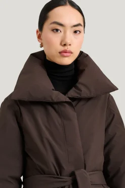 Ayla Insulated Wrap Coat — Vattentät Jacka Dam