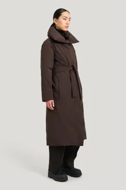 Ayla Insulated Wrap Coat — Vattentät Jacka Dam