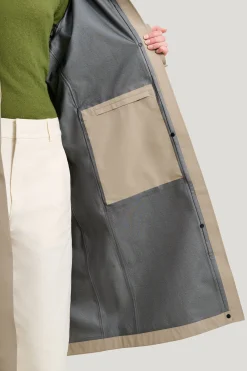 Lone Wrap Coat — Vattentät Trechcoat Dam