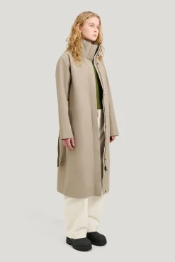 Lone Wrap Coat — Vattentät Trechcoat Dam