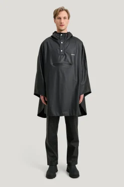 Pu Light Rainponcho — Regnjacka Dam/Herr