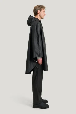 Pu Light Rainponcho — Regnjacka Dam/Herr