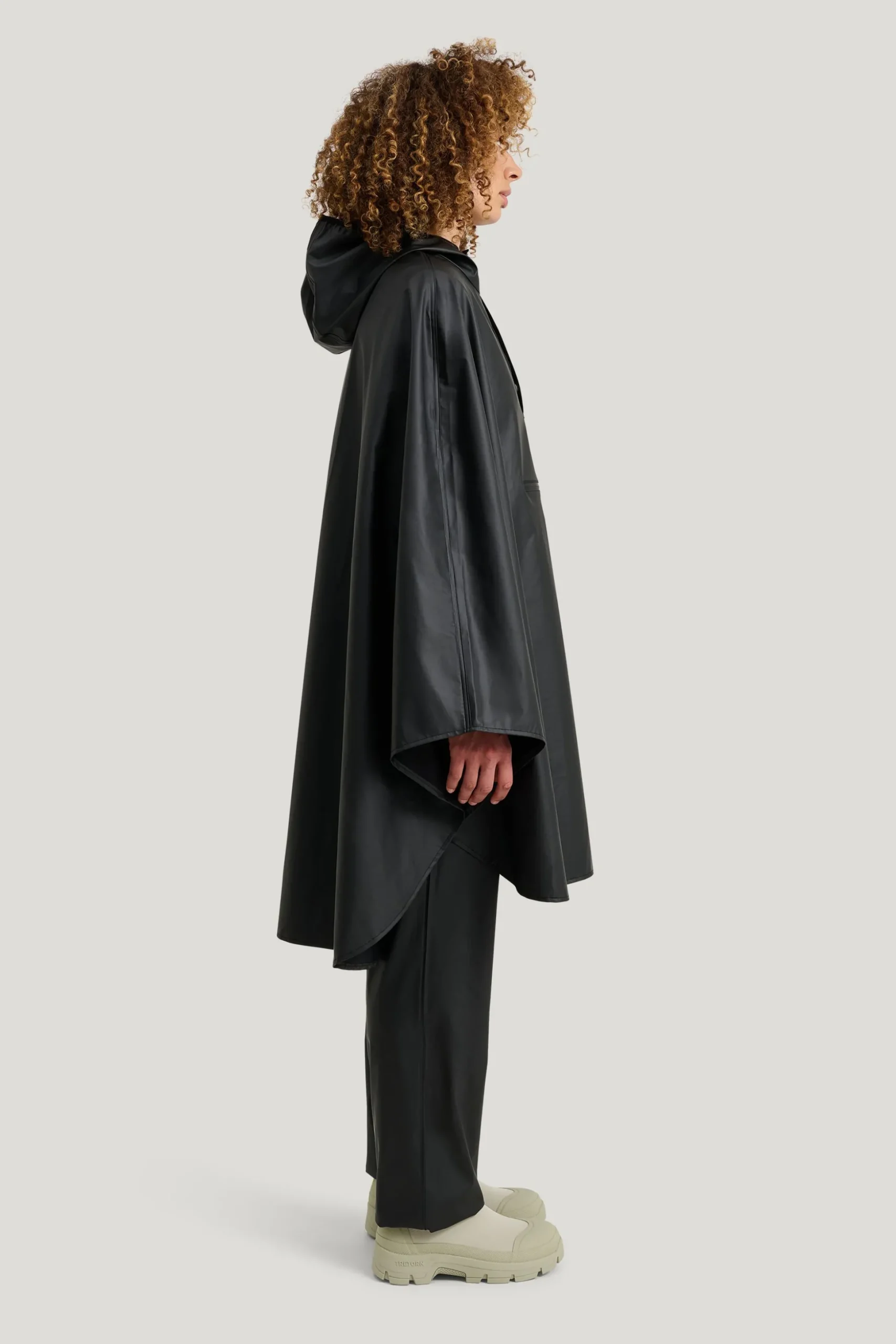 Pu Light Rainponcho — Regnjacka Dam/Herr