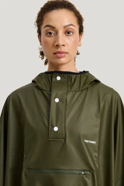 Pu Light Rainponcho — Regnjacka Dam/Herr