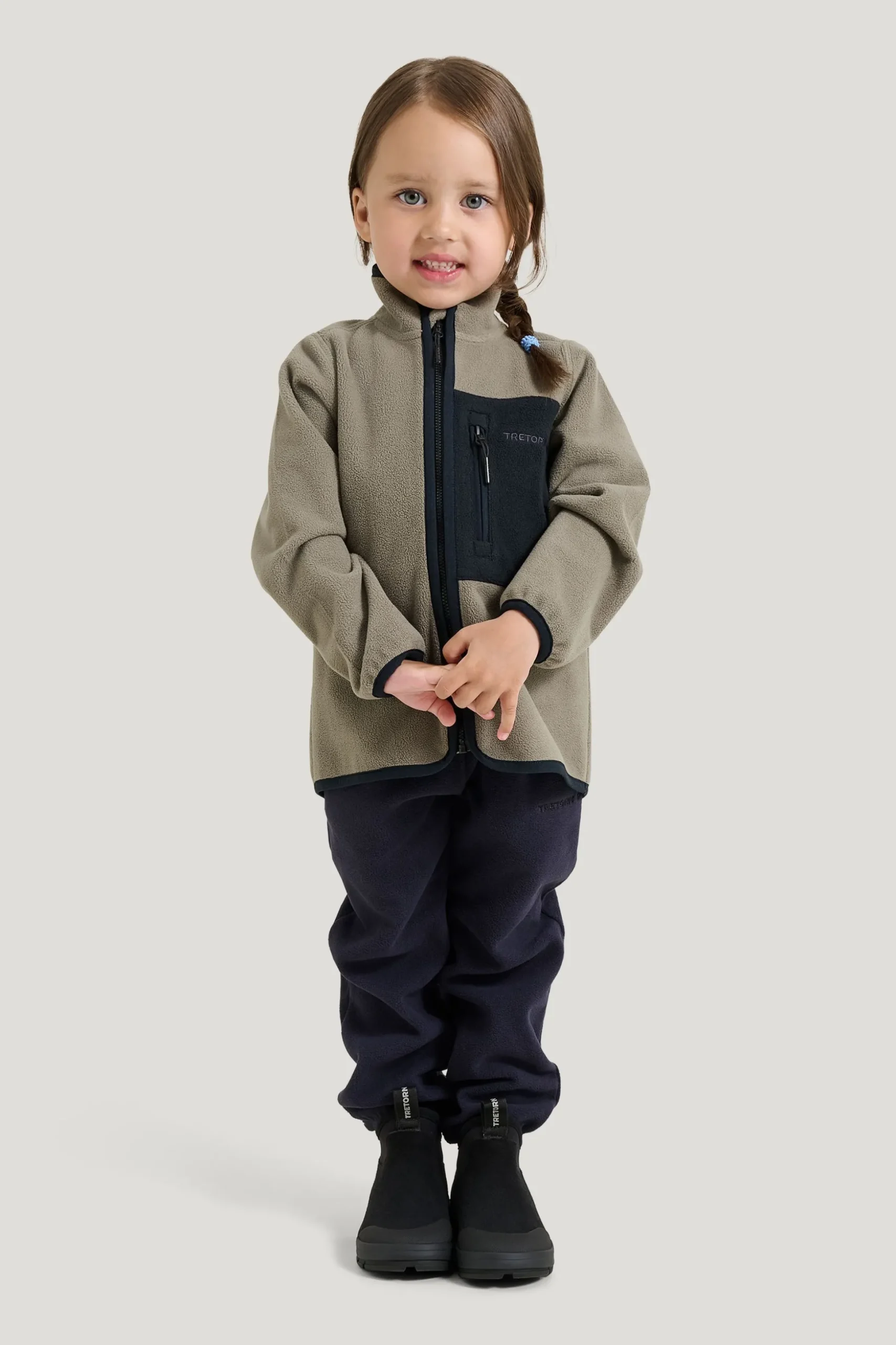 Scout Wind Fleece Jacket — Vattenavisande Jacka Barn